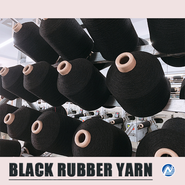 100% polyester cover elastic thread yarn ຢາງຢາງ yarn ສໍາລັບ sock wholesale